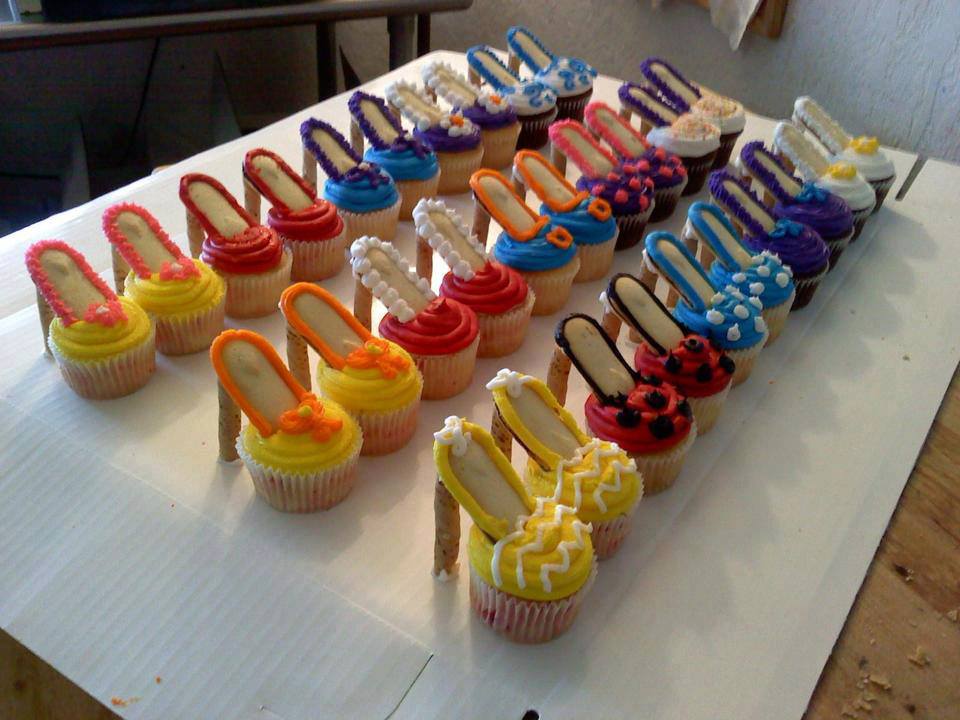 High Heel Cupcakes