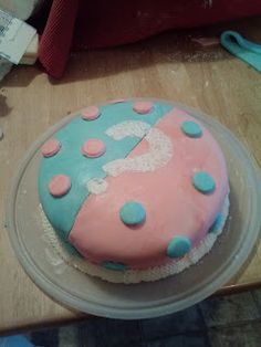 Homemade Gender Reveal Cake Ideas