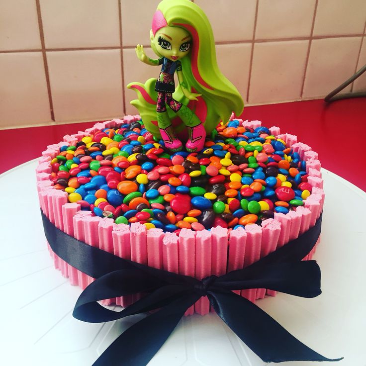 Homemade Monster High Birthday Cake