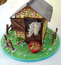 Horse Stable Cake