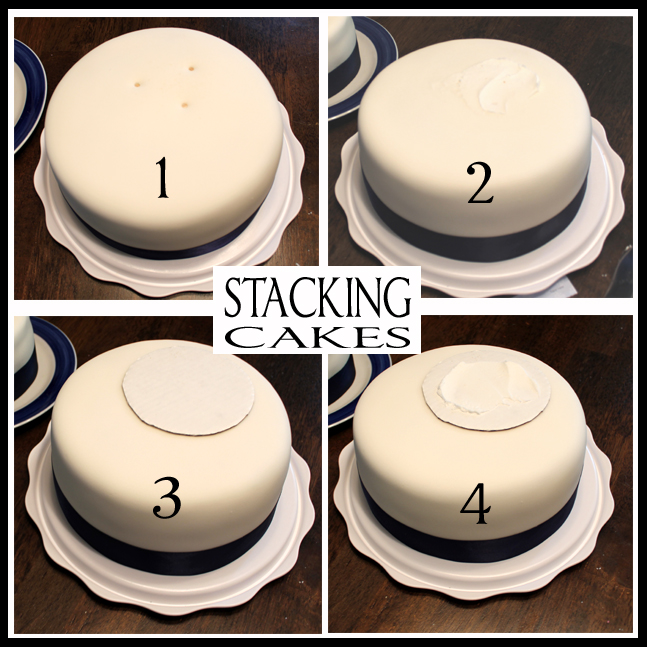 How to Stack a Cake with Fondant