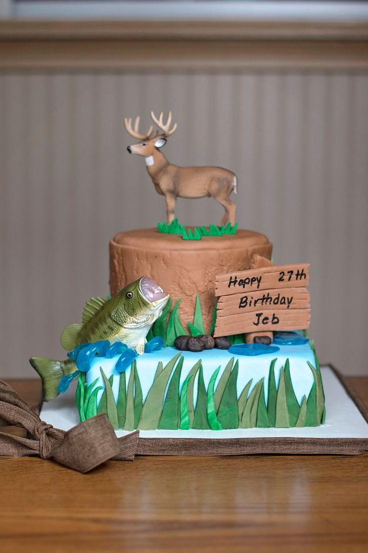 Hunting and Fishing Cake Ideas Hunting and Fishing Cake Ideas
