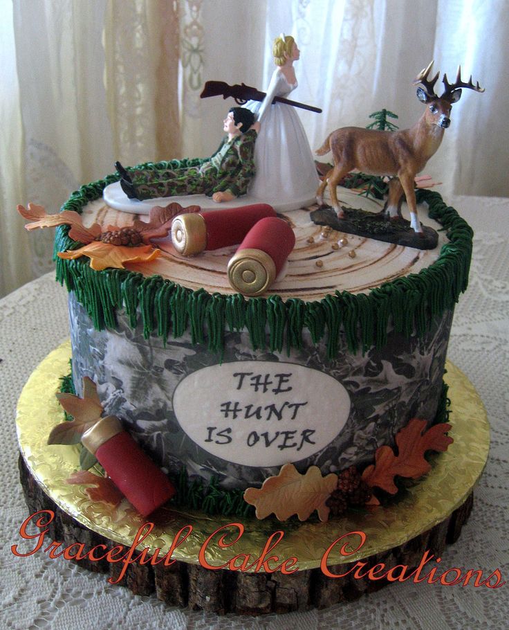 Hunting Grooms Cake Ideas