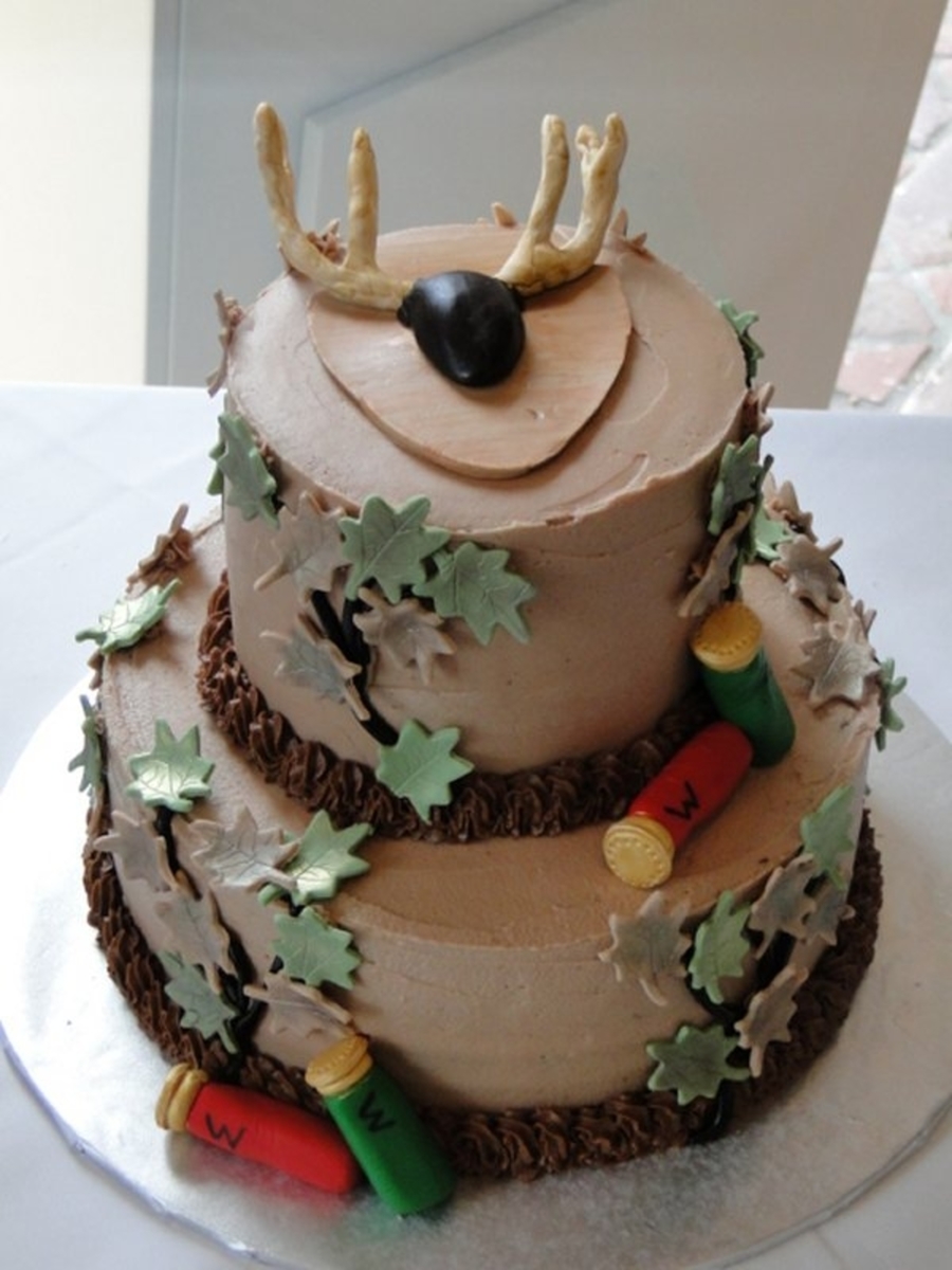 Hunting Themed Grooms Cake