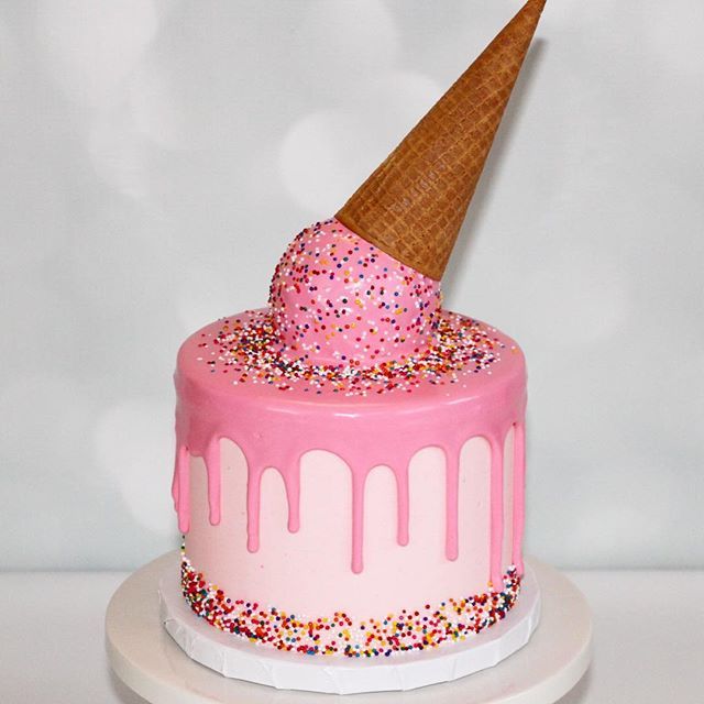 Ice Cream Cone Birthday Cake Ideas