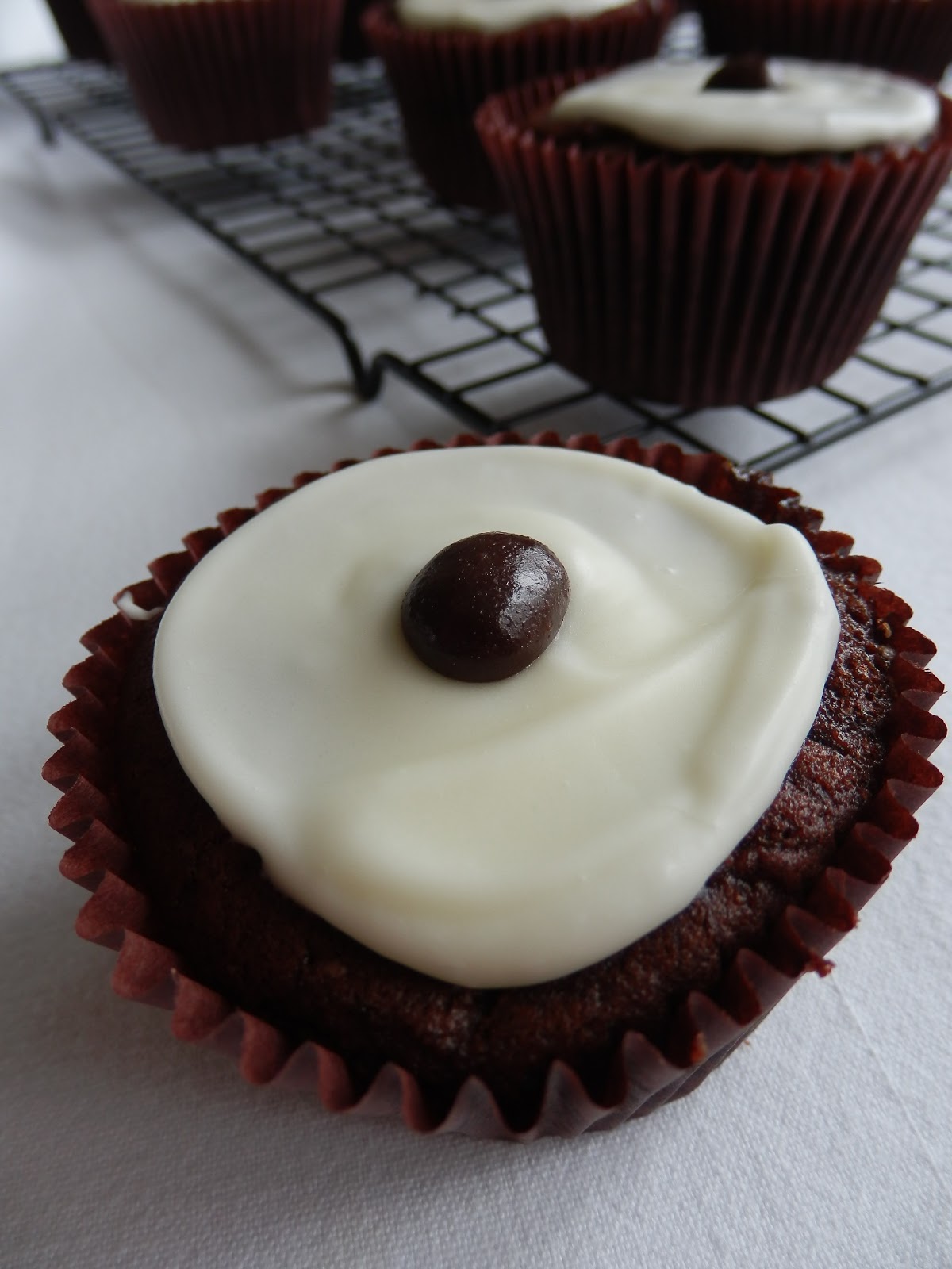 Ina Garten German Chocolate Cupcakes