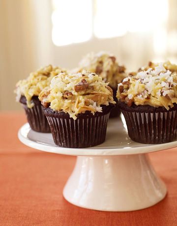 Ina Garten German Chocolate Cupcakes