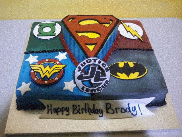 Justice League Cake