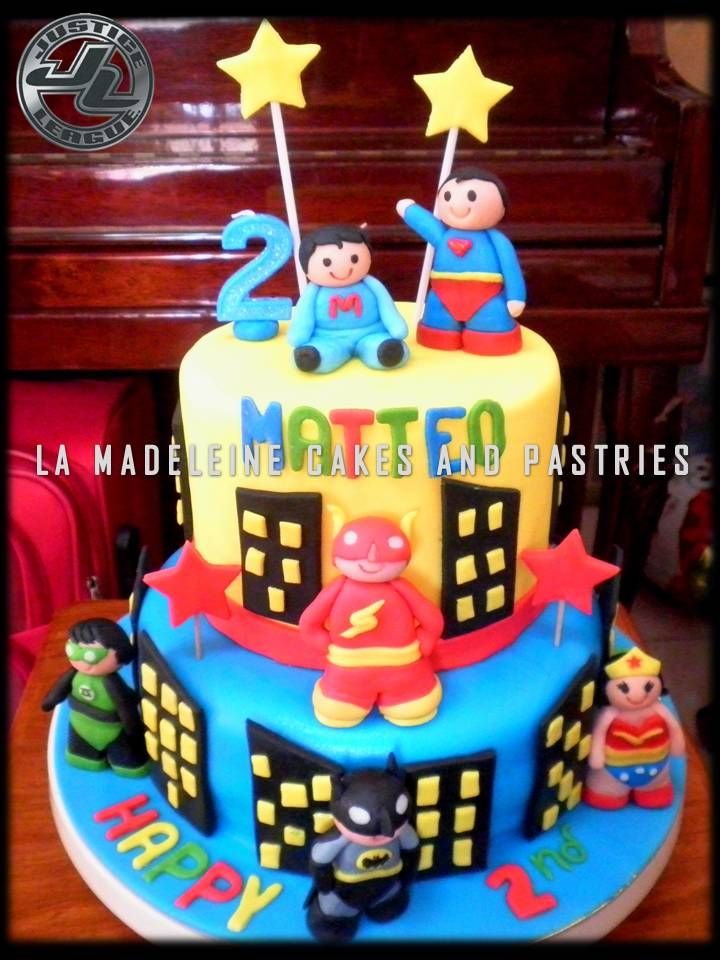 Justice League Cake Justice League Cake