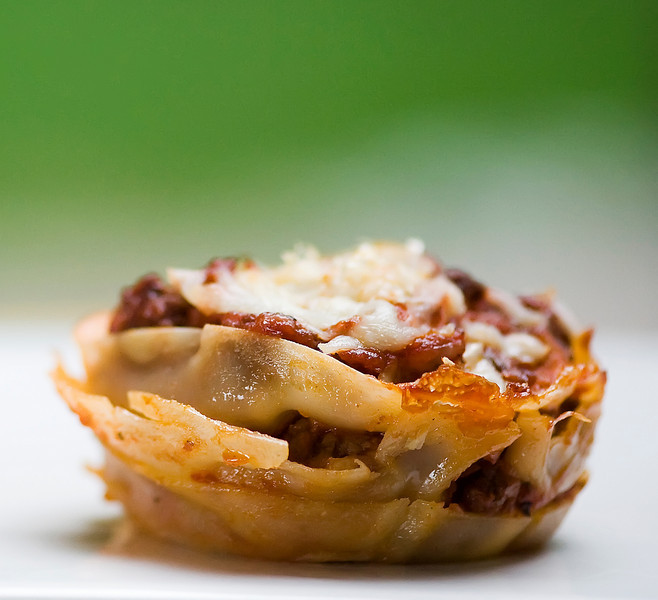 Lasagna Cupcakes Lasagna Cupcakes