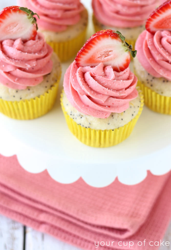 Lemon Poppy Seed Cupcakes From Cake Mix