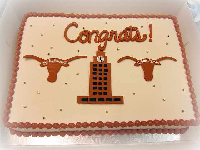 Longhorn Graduation Cake