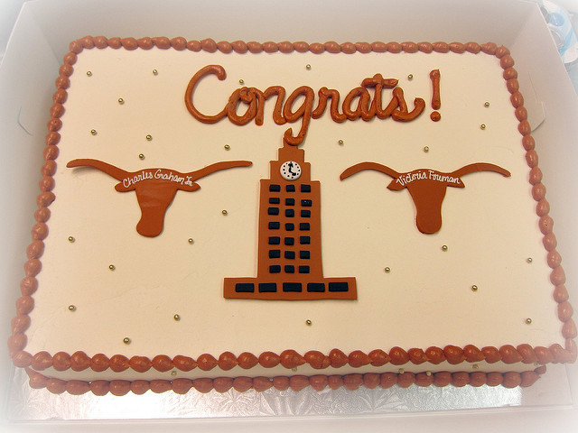 Longhorn Graduation Cake Longhorn Graduation Cake