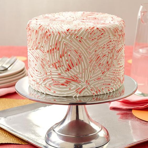 Marble Painted Fondant Cakes