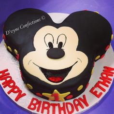Mickey First Birthday Cake