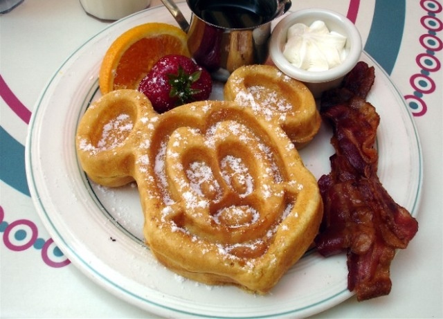 Mickey Mouse Disney World Breakfast