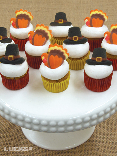 Mini Turkey Cupcakes