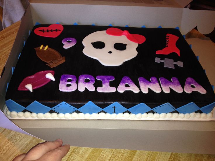 Monster High Sheet Cake Monster High Sheet Cake