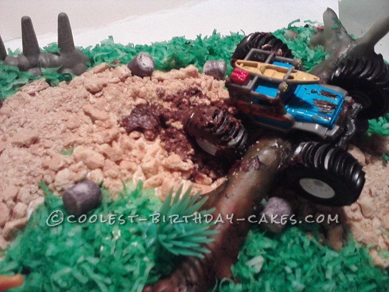 Monster Truck Birthday Cake Idea