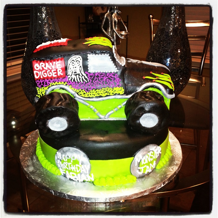 Monster Truck Cake