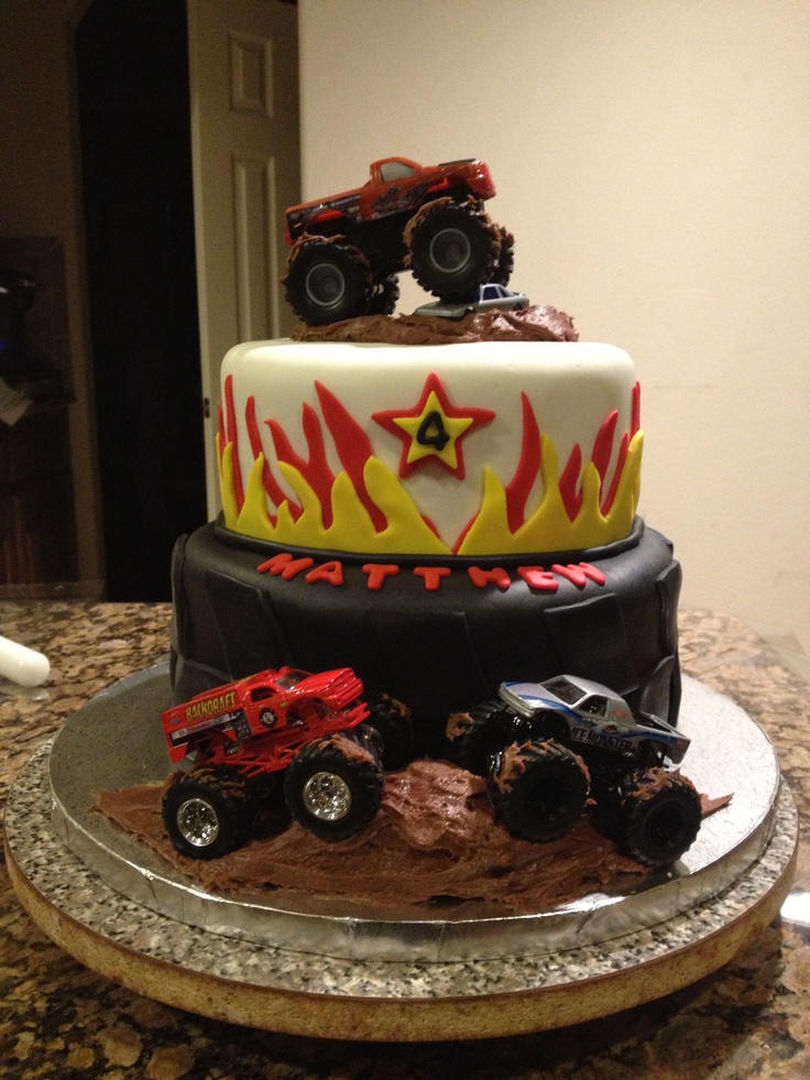 Monster Truck Cake