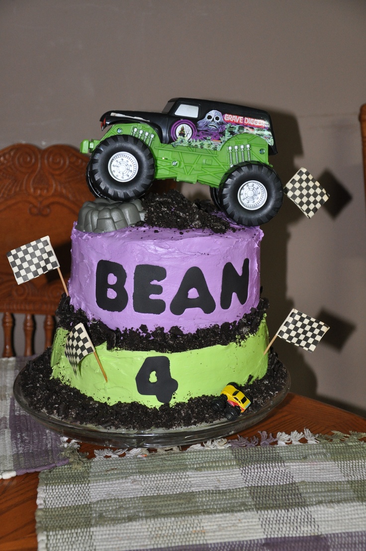 Monster Truck Cake