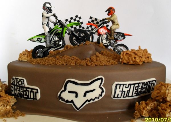 Motocross Dirt Bike Birthday Cakes