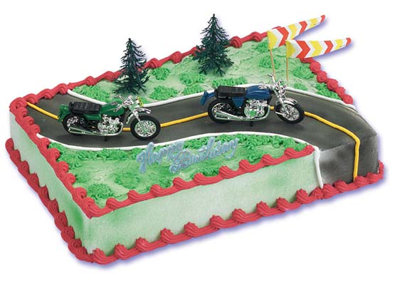 Motorbike Cake