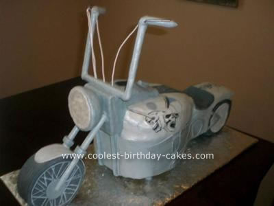 Motorcycle Birthday Cake