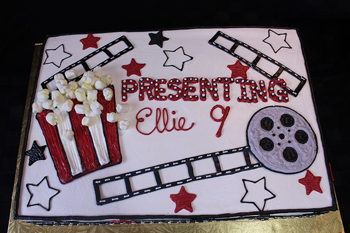 Movie Themed Birthday Cake