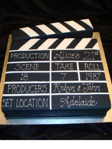 Movie Themed Birthday Party Cake