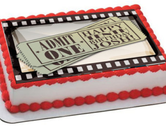 Movie Themed Edible Cake Topper Movie Themed Edible Cake Topper