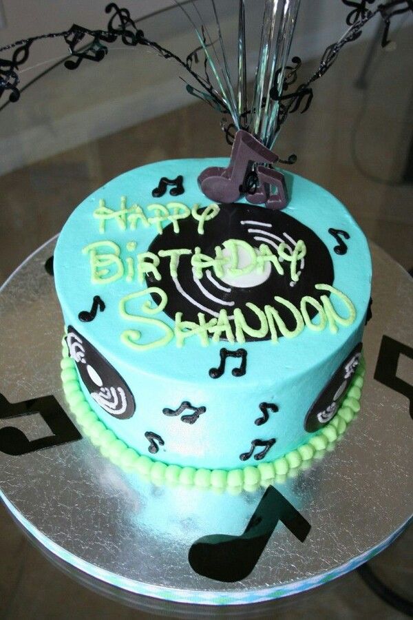 Music Birthday Cake