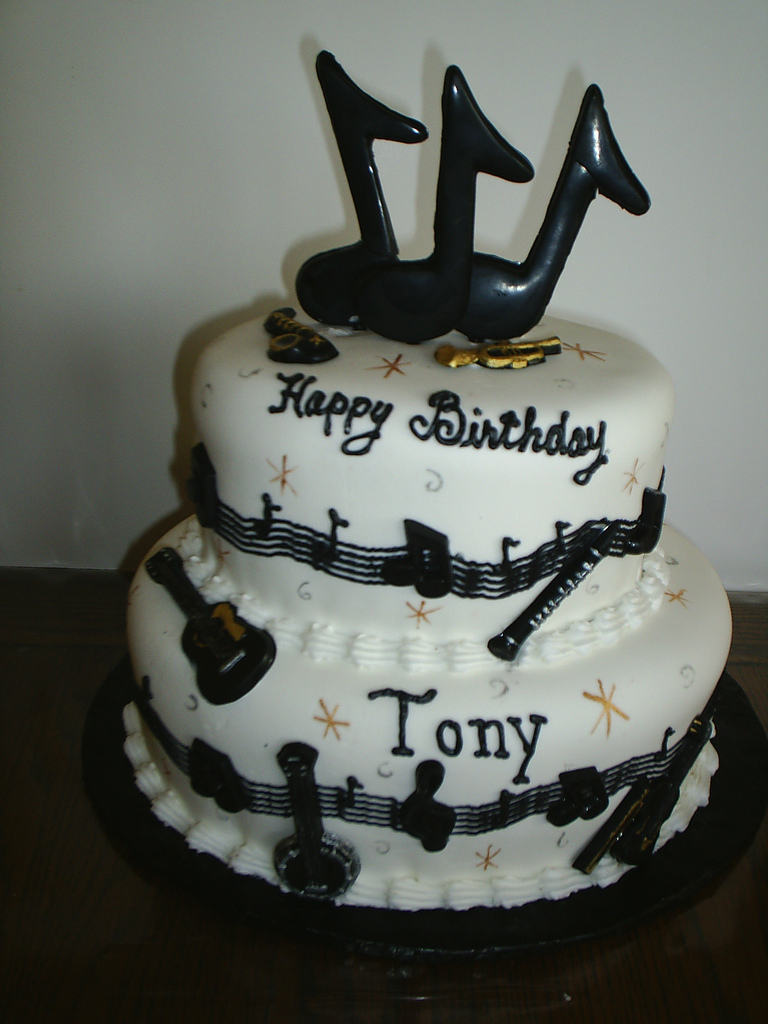 Music Birthday Cake Music Birthday Cake