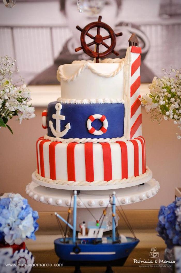 Navy Themed Birthday Party