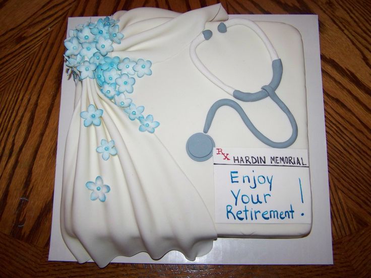 Nurse Retirement Cake Idea