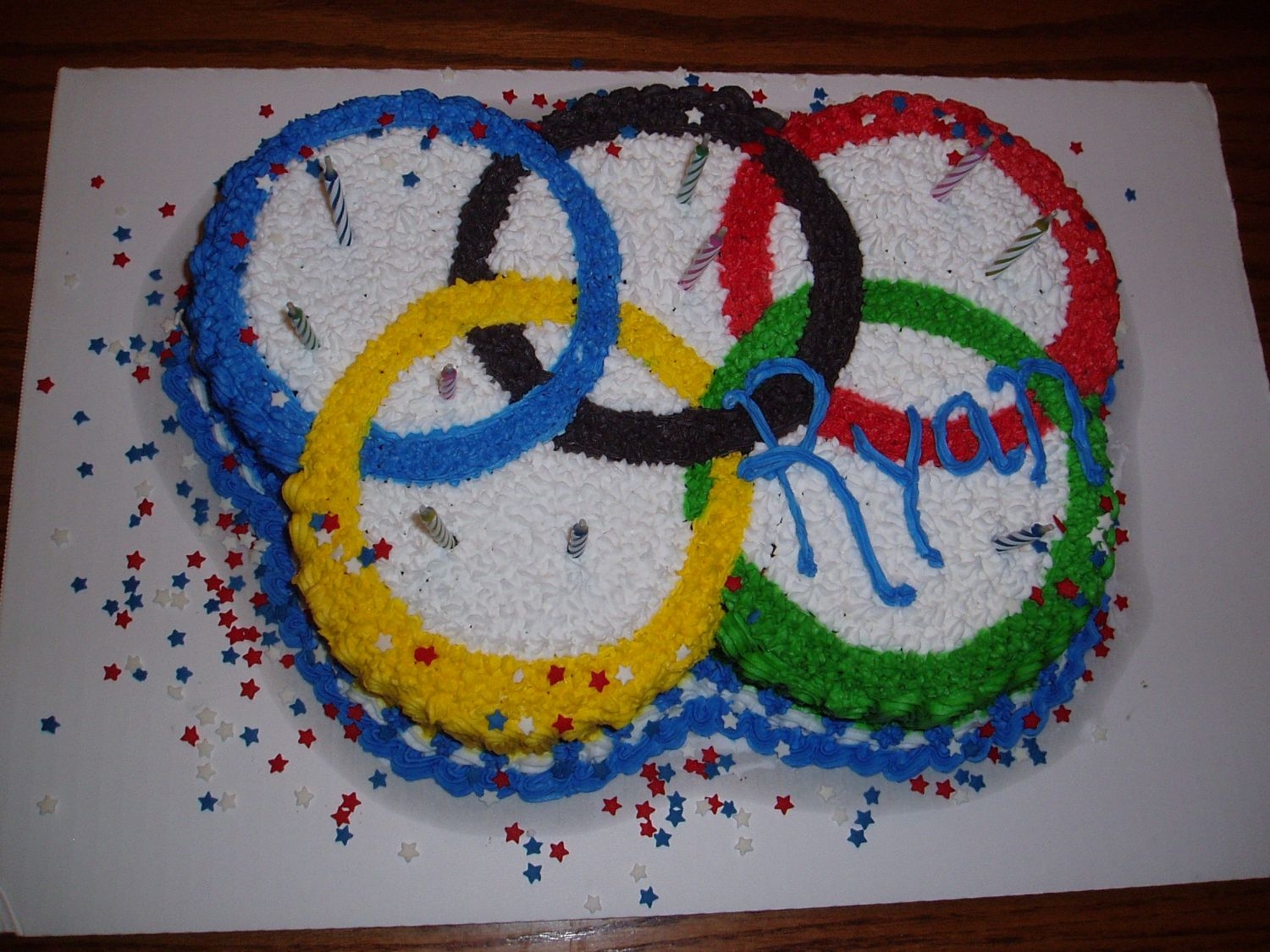 Olympic Rings Cake