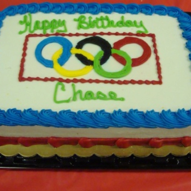 Olympics Birthday Cake Idea