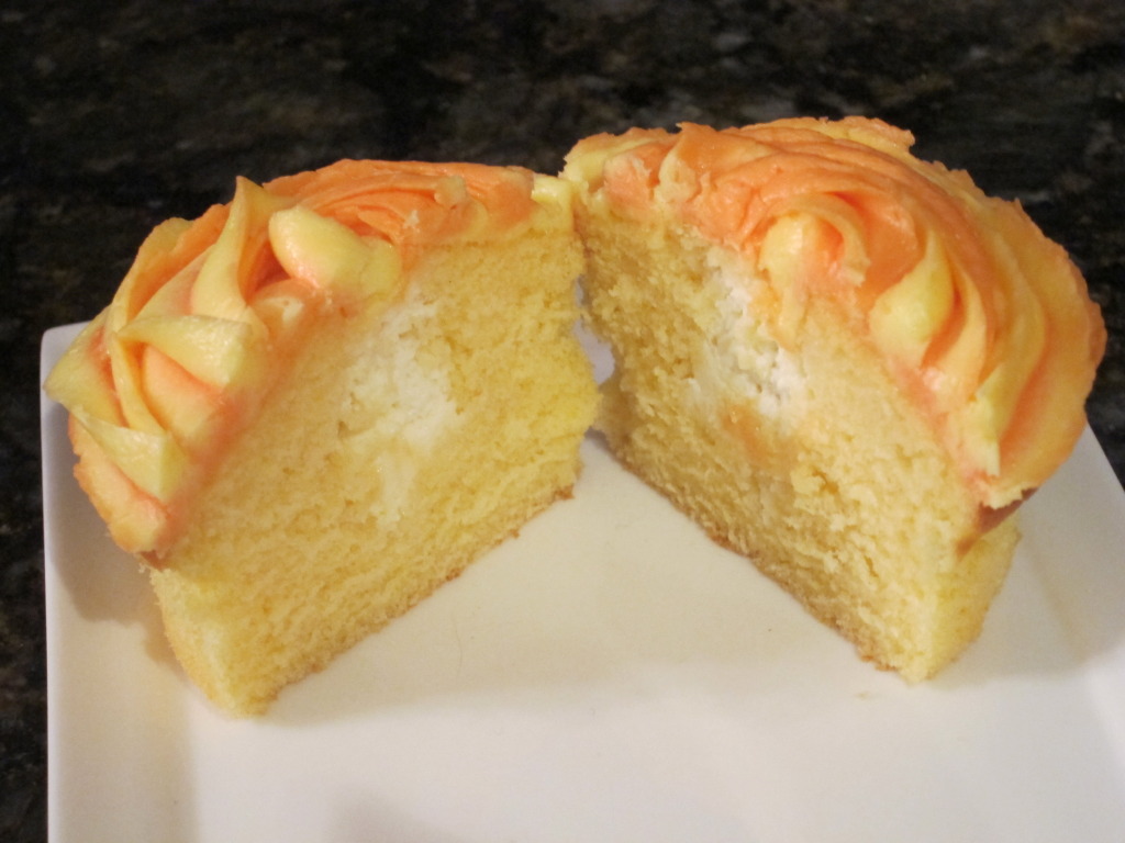 Orange Creamsicle Cupcakes