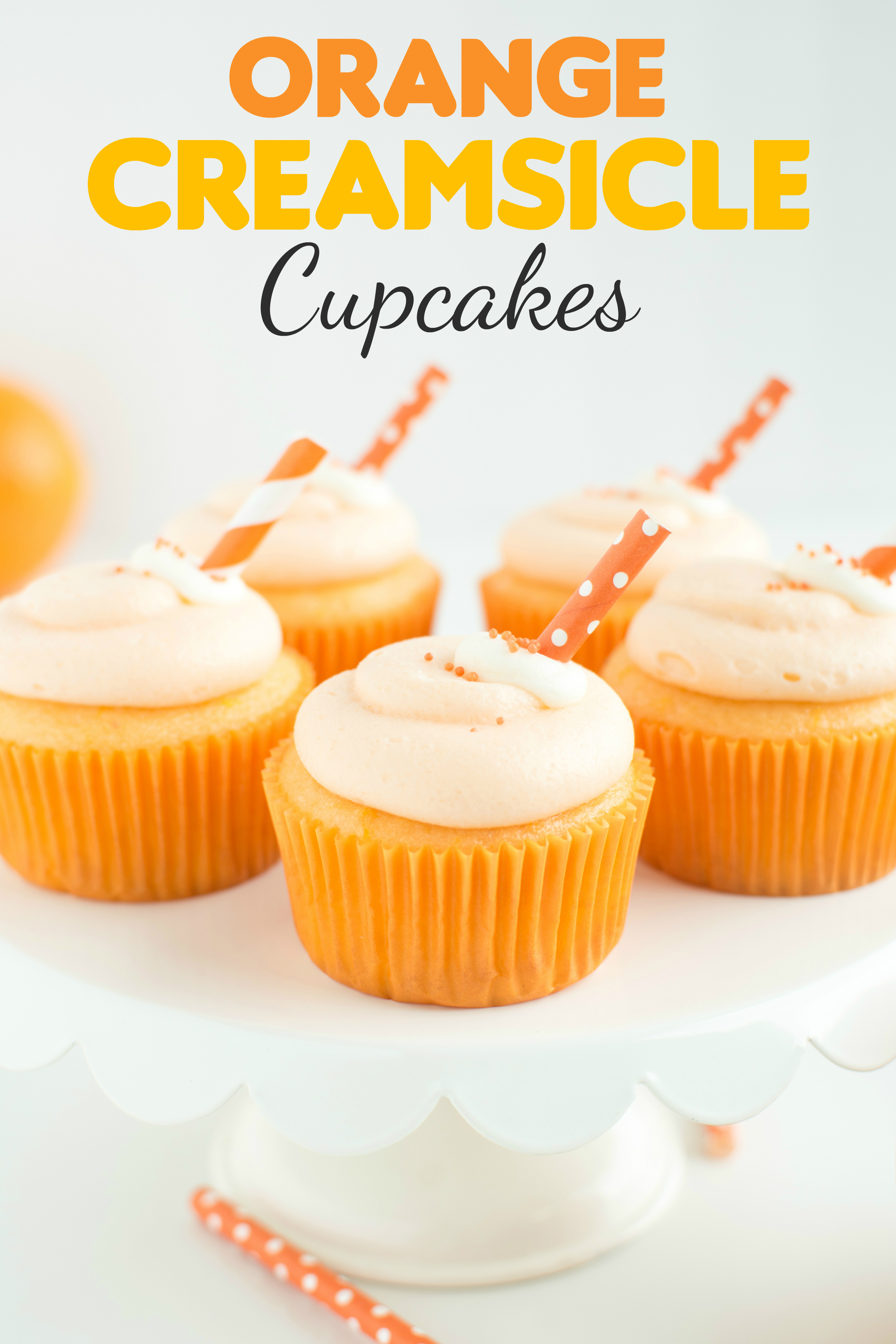 Orange Creamsicle Cupcakes