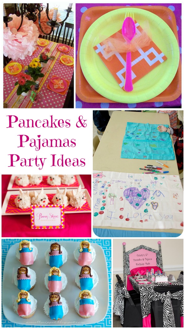 Pajama Pancake Party Ideas