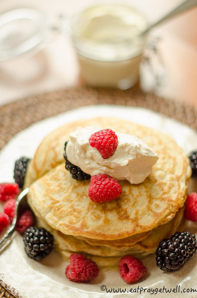 Pancakes Whipped Cream