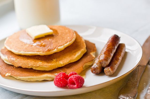 Pancakes with Sausage Pancakes with Sausage