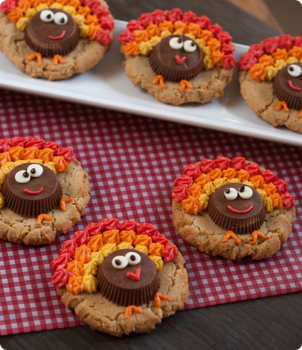 Peanut Butter Cup Cookies Turkey