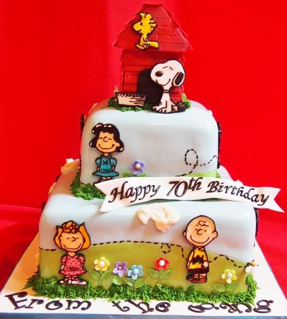 Peanuts Gang Birthday Cake