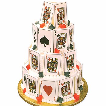 Playing Card Cake Decorations