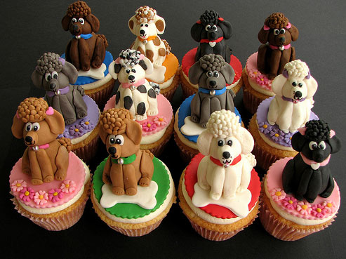 Poodle Cupcakes