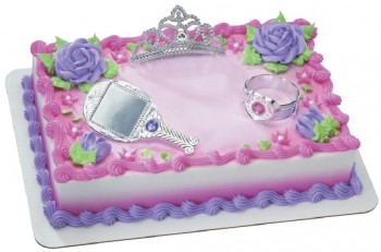 Princess Birthday Sheet Cakes for Girls