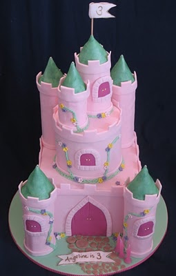 Princess Castle Cake