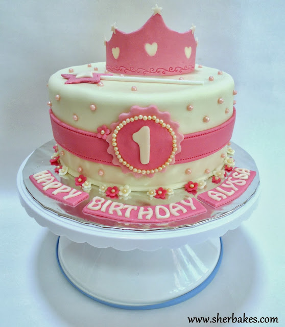 Princess Tiara Birthday Cake